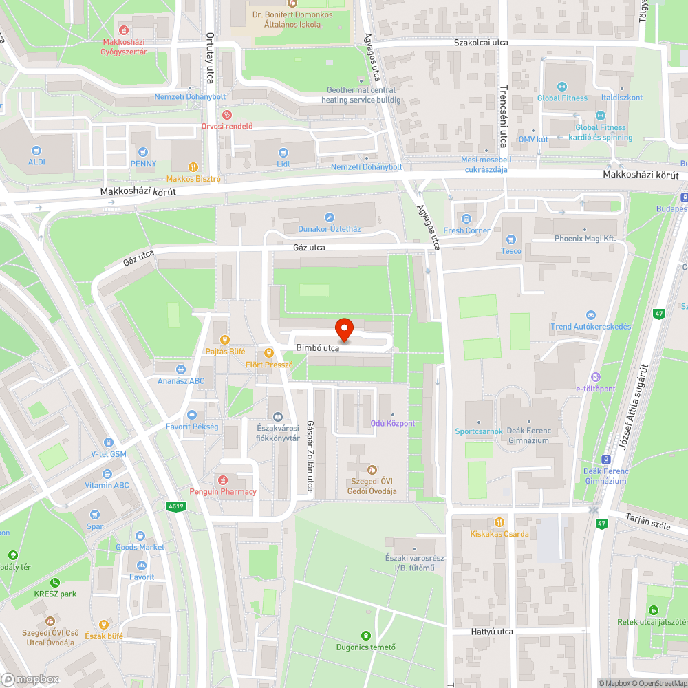 Kidőlt táblázás bejelentés helye