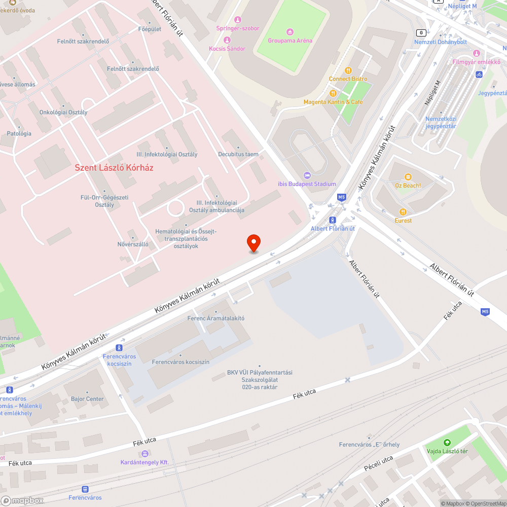 Zöldfelület leparkolása bejelentés helye