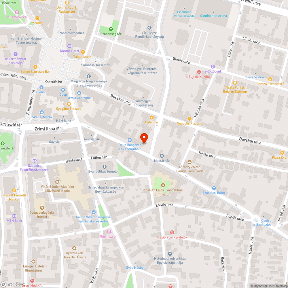 Szemetes utcarész bejelentés helye