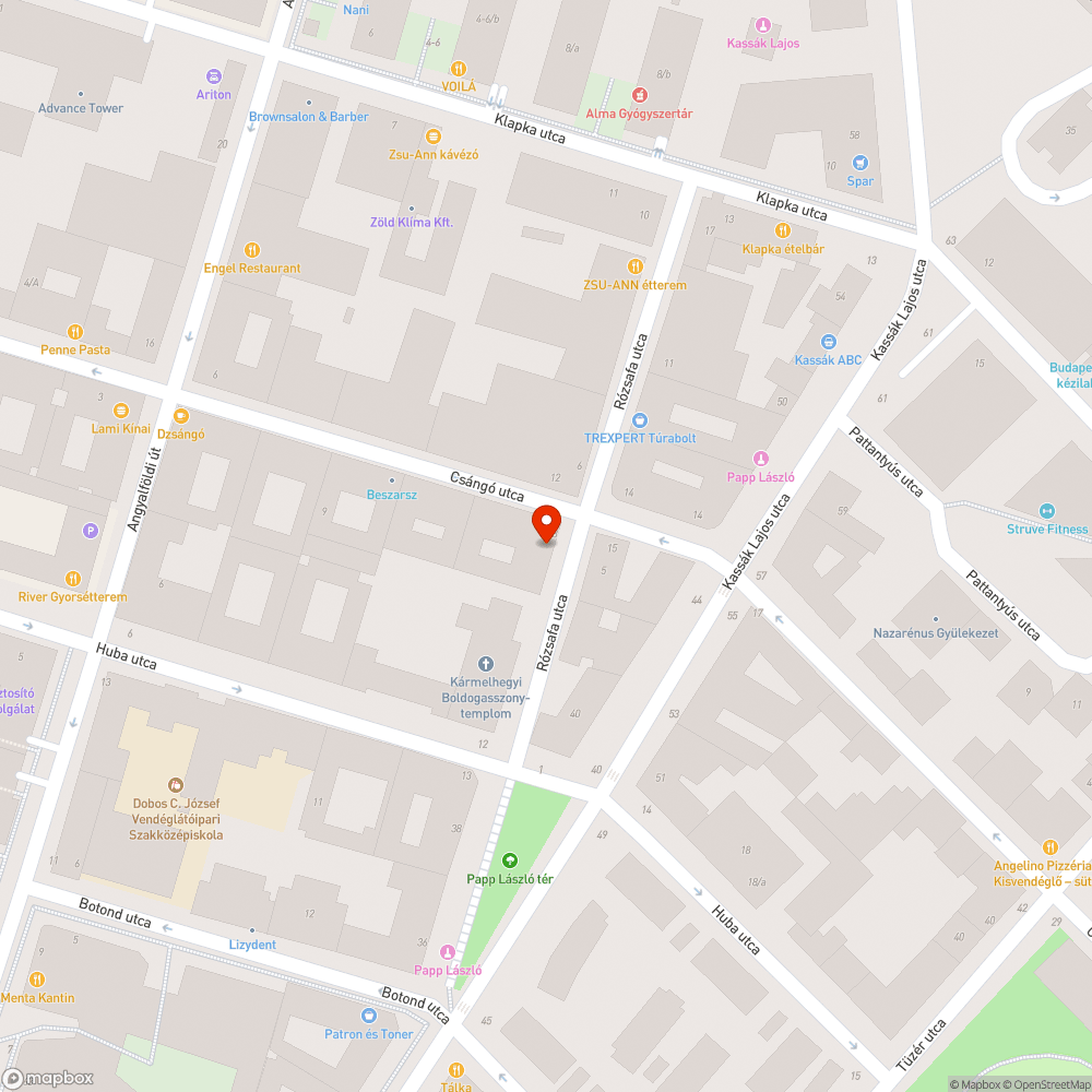 Sérült , lyukas közmű szekrény bejelentés helye