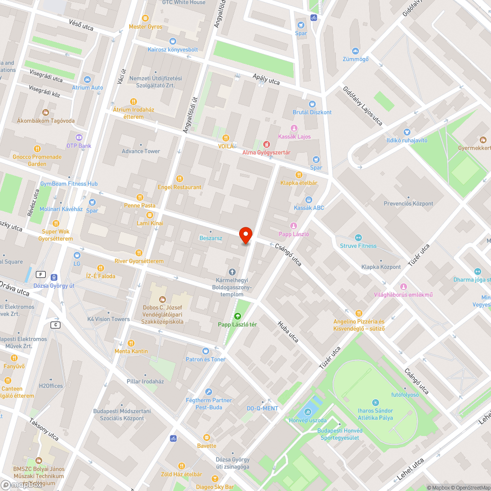 Botlásveszélyes GTS szekrény bejelentés helye