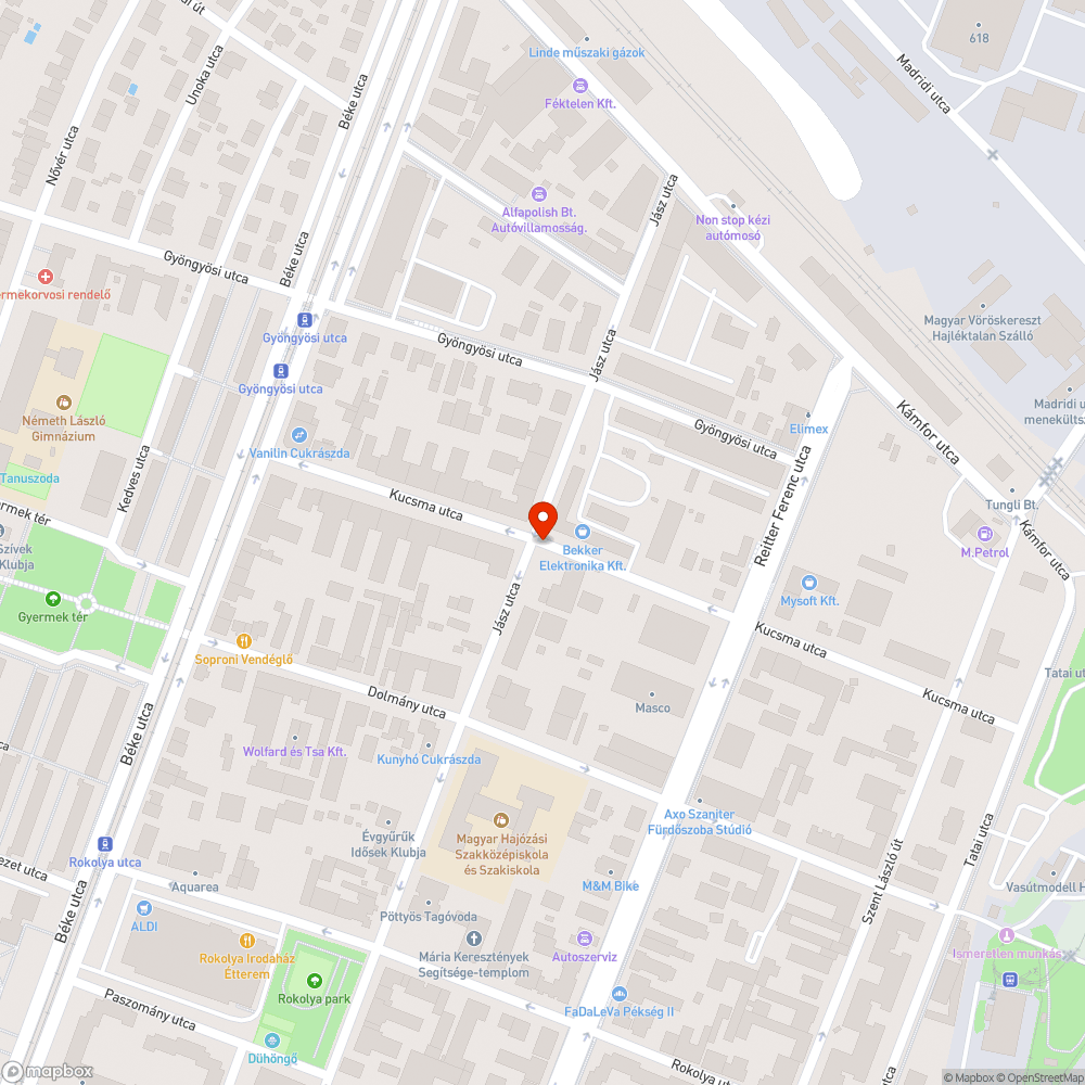 Megsüllyedt közmű szekrény bejelentés helye