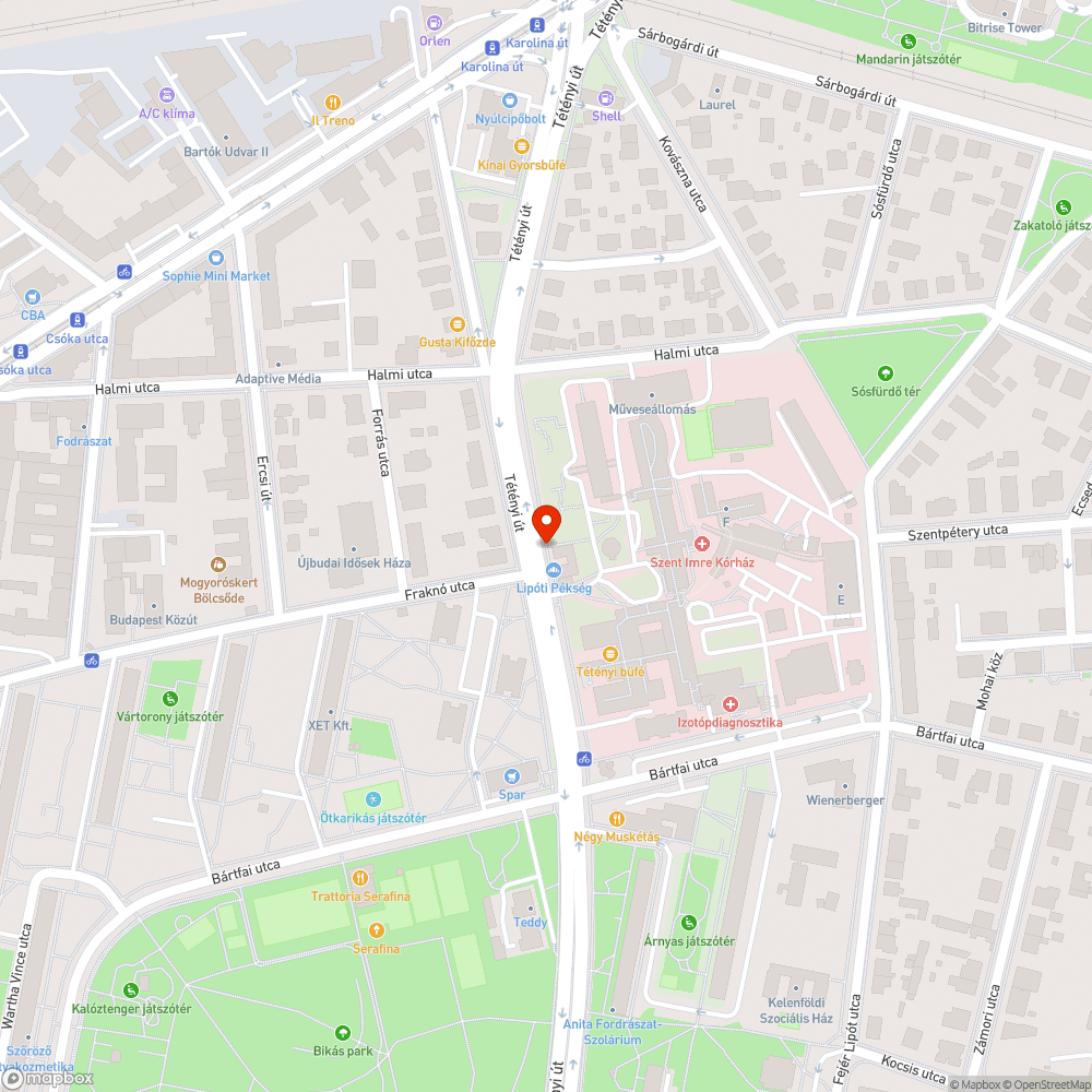 szemetes buszmegálló, 114/213/7 stb -Szent Imre Kórház bejelentés helye