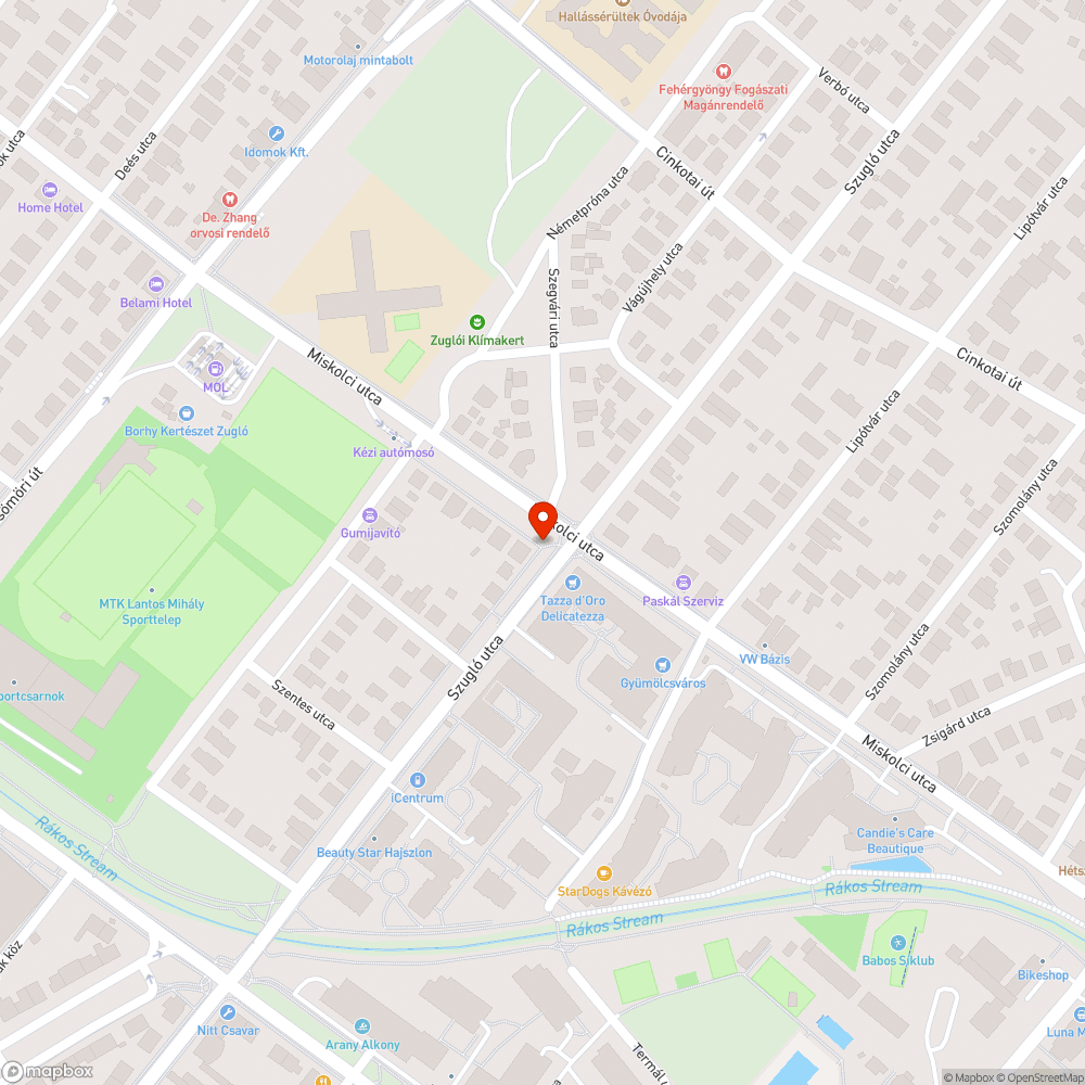 Parkoló vagy nem? bejelentés helye