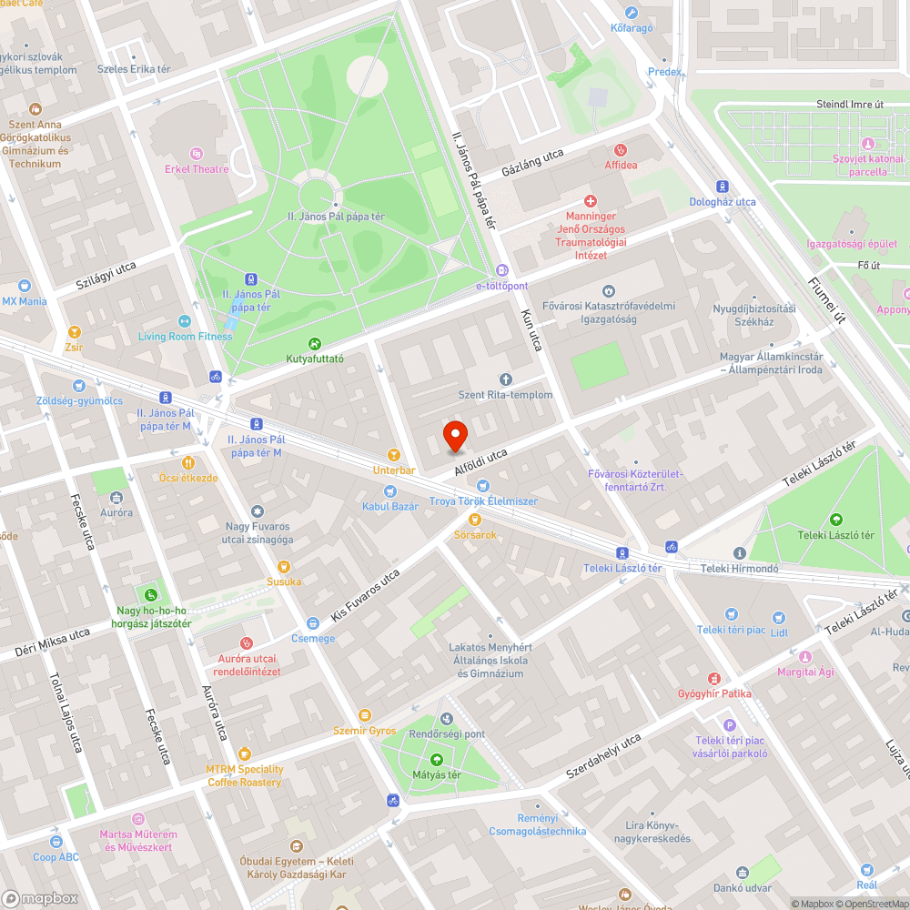 Hiányos Telekom fedlap kiáll a járdából bejelentés helye