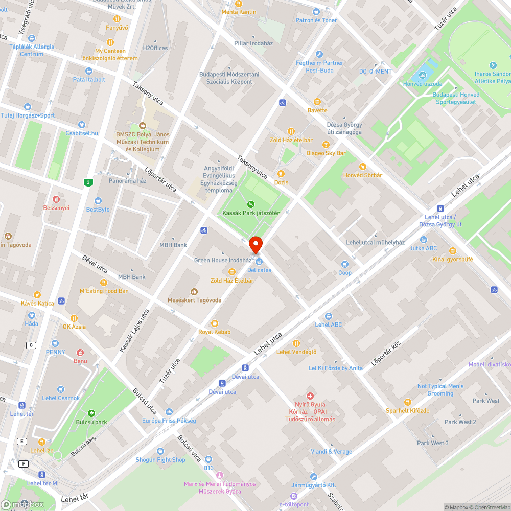 Megrongált közműszekrény bejelentés helye