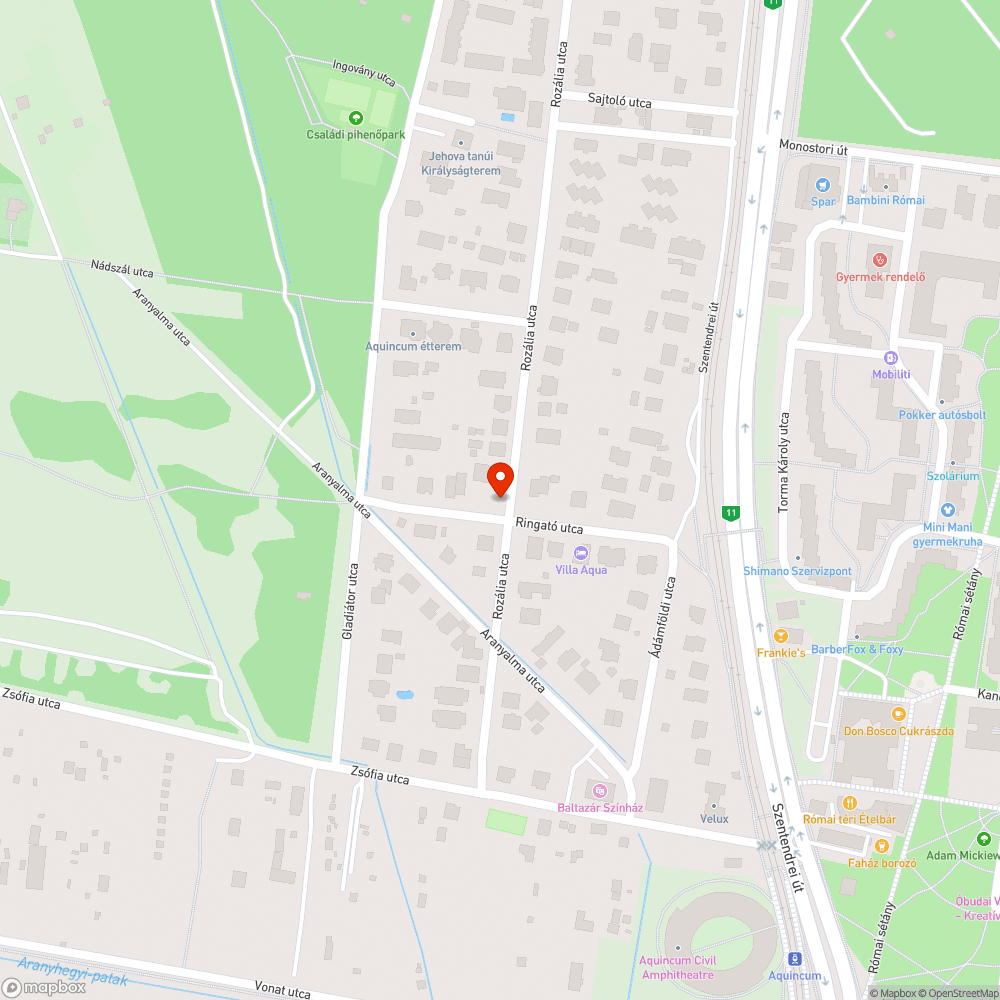 Megrongálódott kuka bejelentés helye