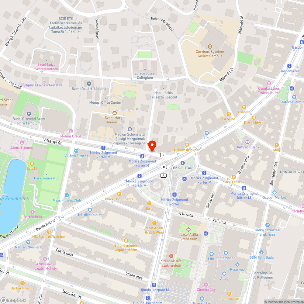 Hiányos járda bejelentés helye