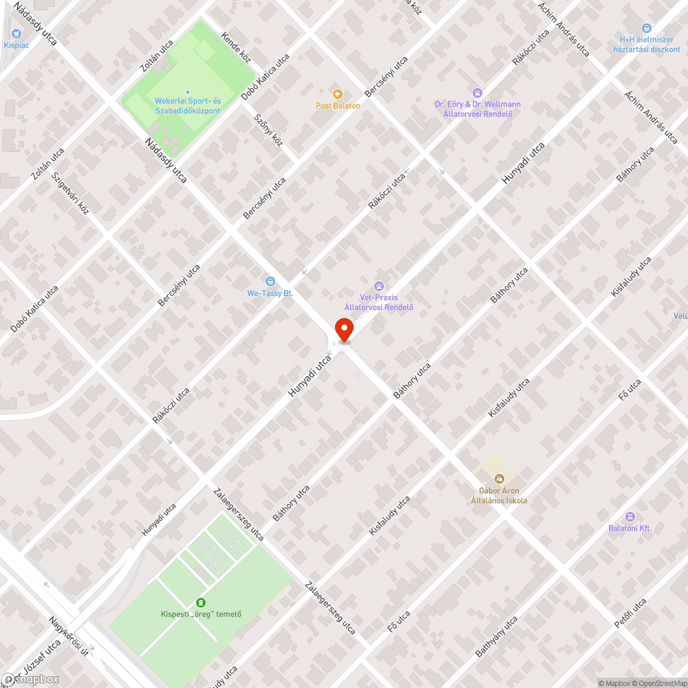 Hibás, elfodított, kicsit vandalizált jelzőlámpa bejelentés helye