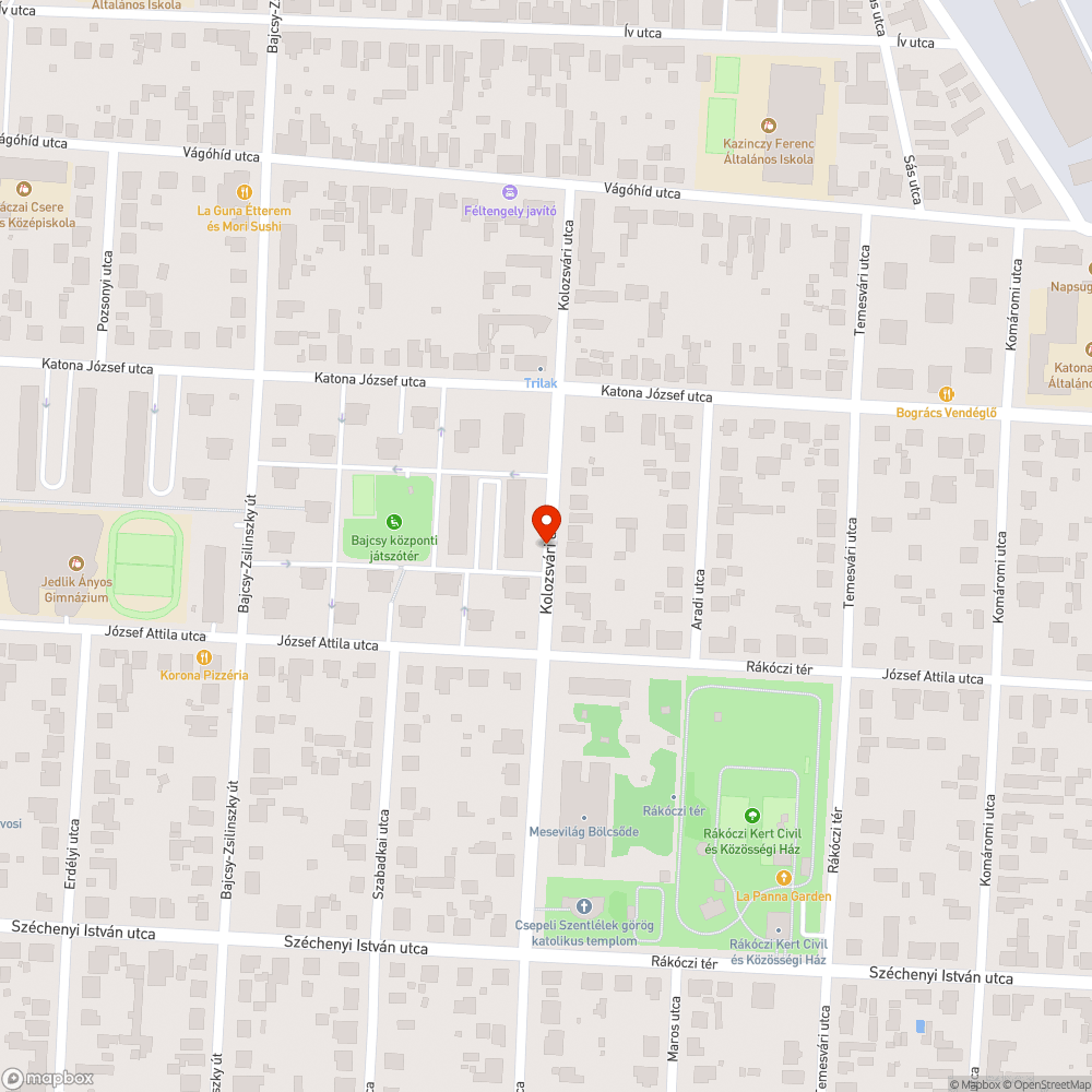 Elhagyott jármű bejelentés helye