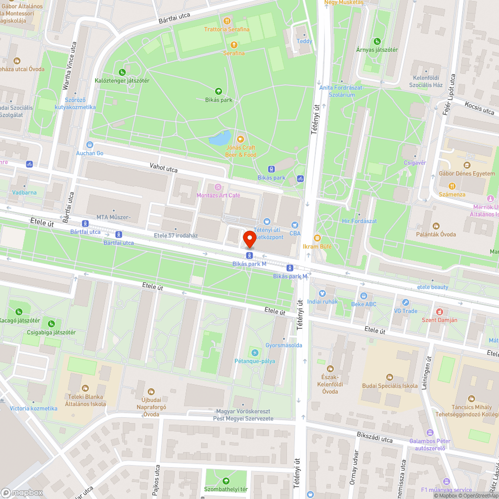 Bikapár bejelentés helye