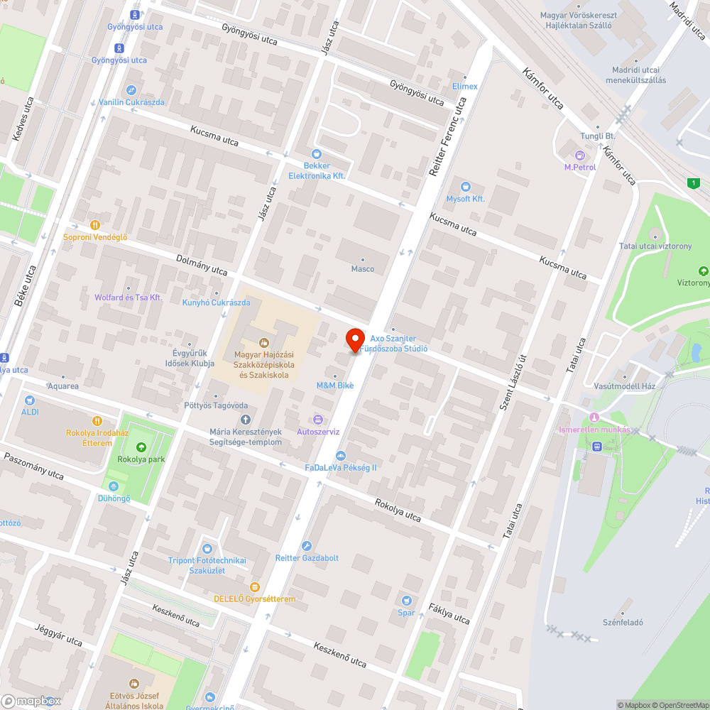 Lebetonozott zöld, parkolónak használva bejelentés helye