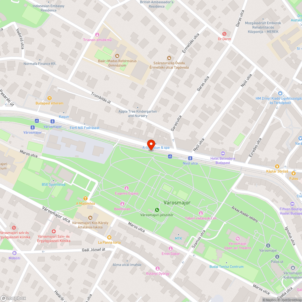 Graffiti bejelentés helye