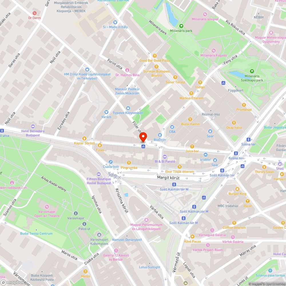 Kidőlt tábla bejelentés helye