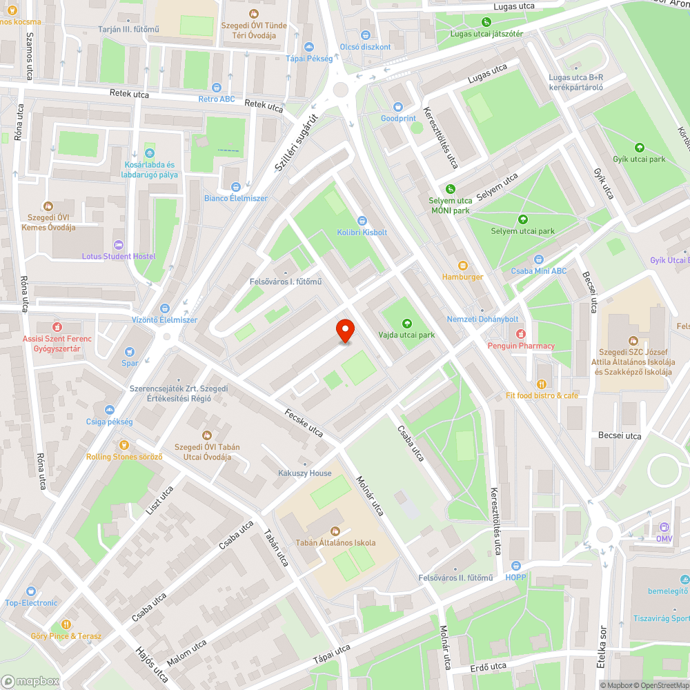 Zöldterületen parkolás bejelentés helye