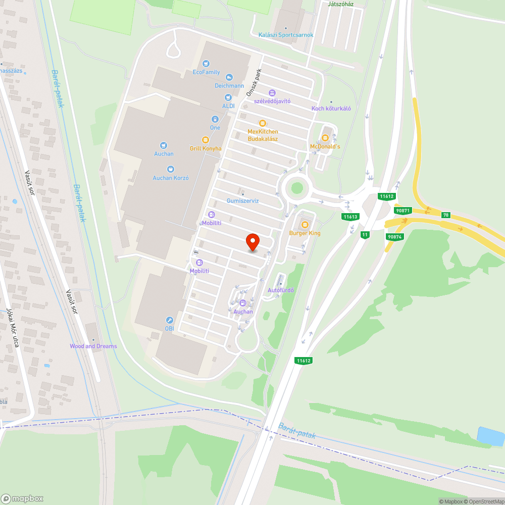 Járda hiánya a buszhoz bejelentés helye