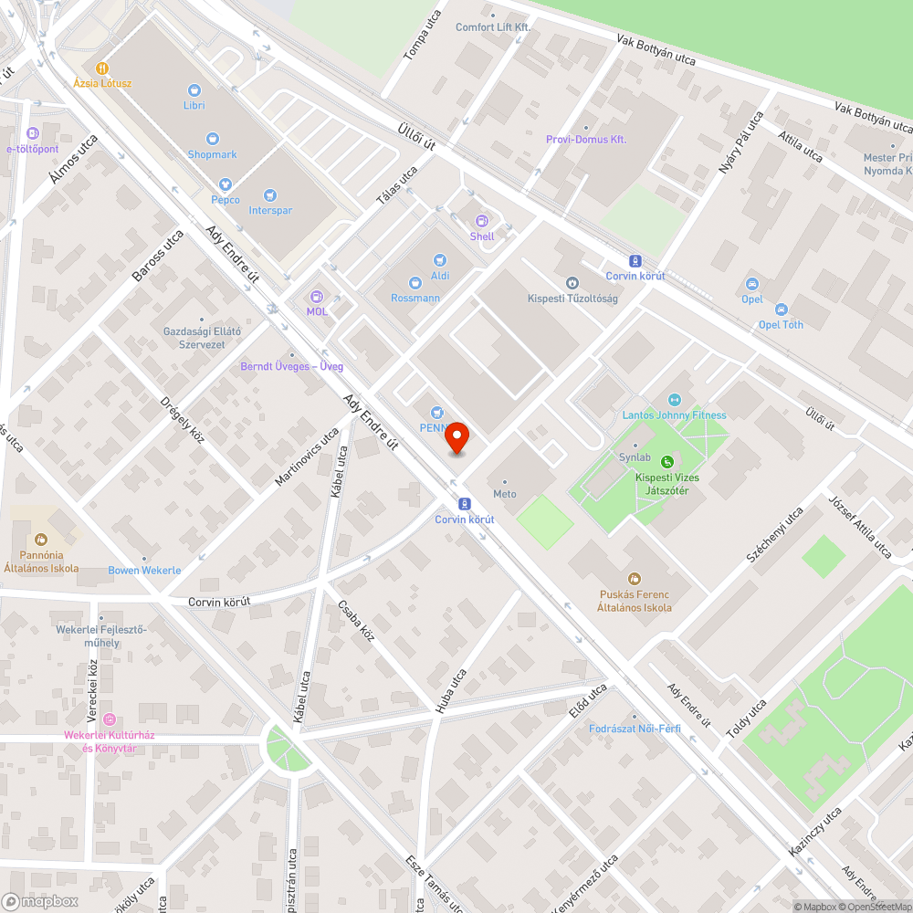 Hiányos közmű fedlap bejelentés helye