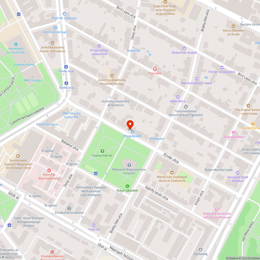 Botlásveszélyes fedlap bejelentés helye