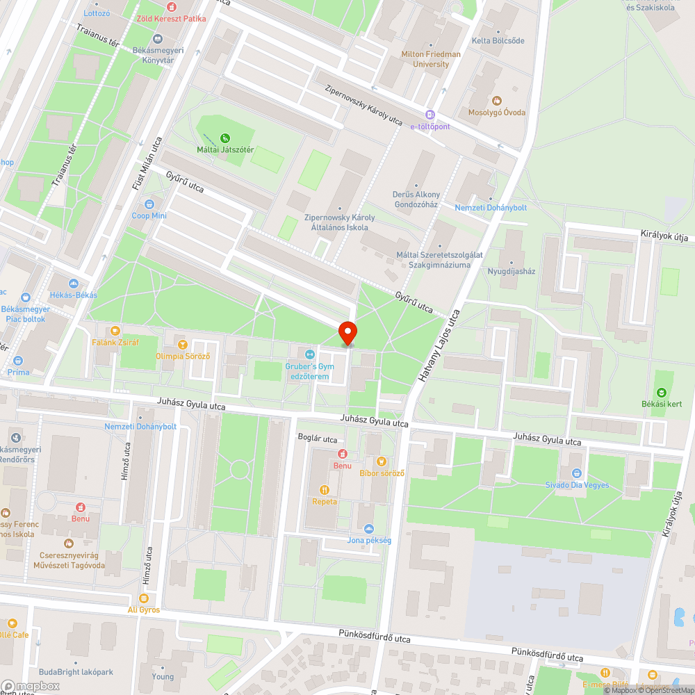 Zöldön parkolak bejelentés helye