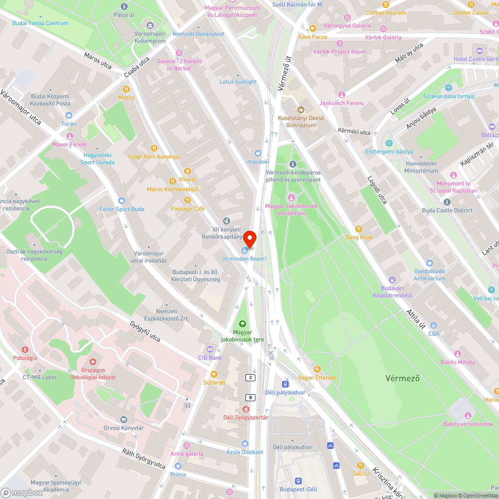 Megsüllyedt, kopott fedlap bejelentés helye