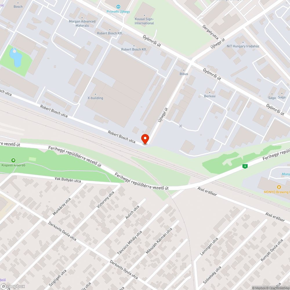 Otthagyott forgalom irányító tábla bejelentés helye