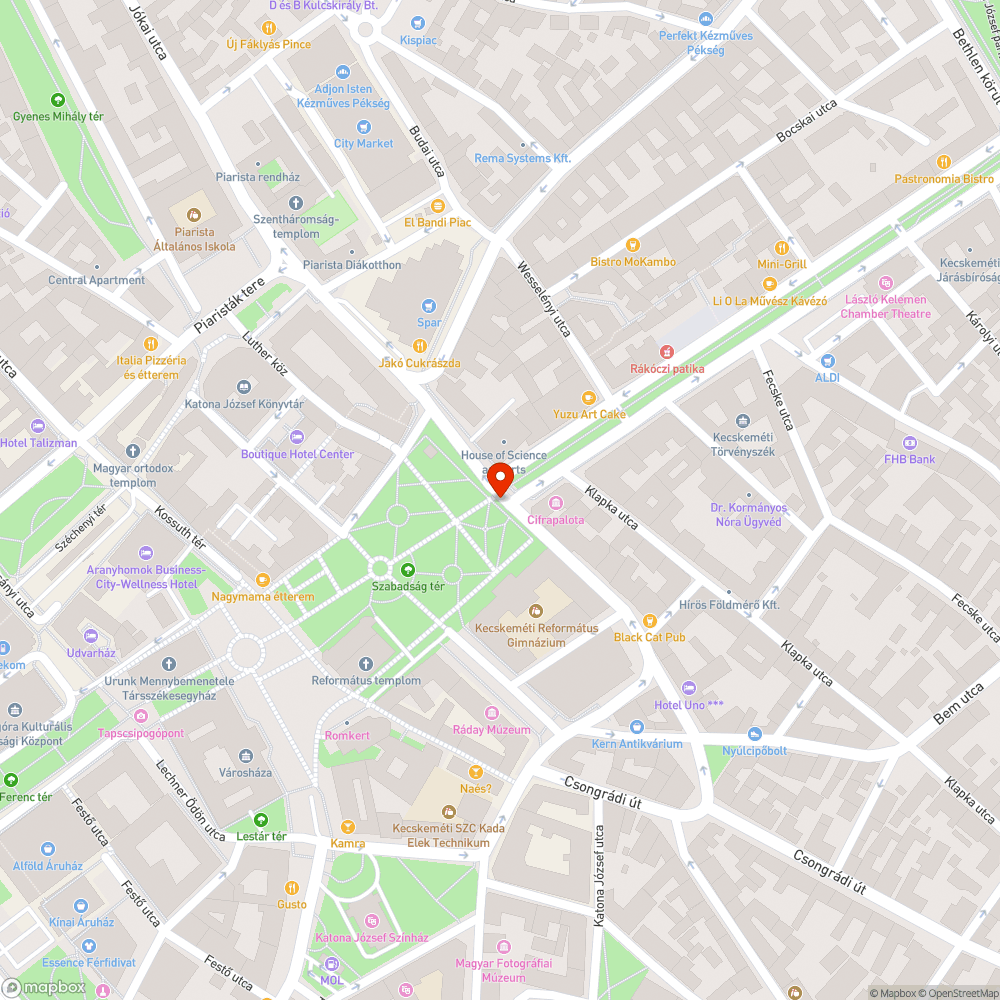 Hiányzó fényterelő bejelentés helye