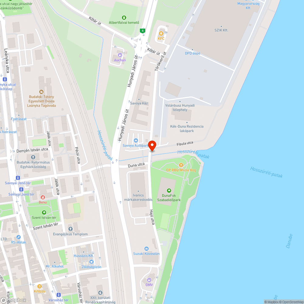 Táblák a földön bejelentés helye