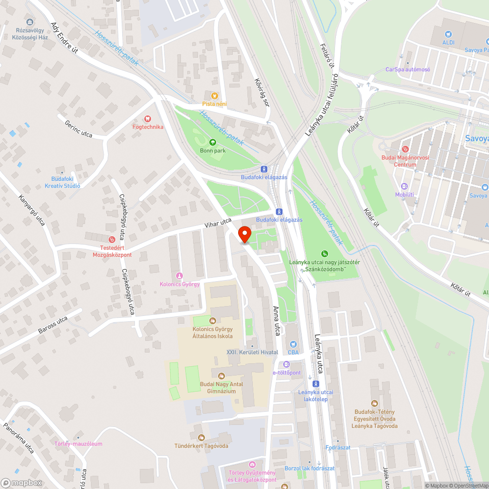 Sunyi mélyedés bejelentés helye