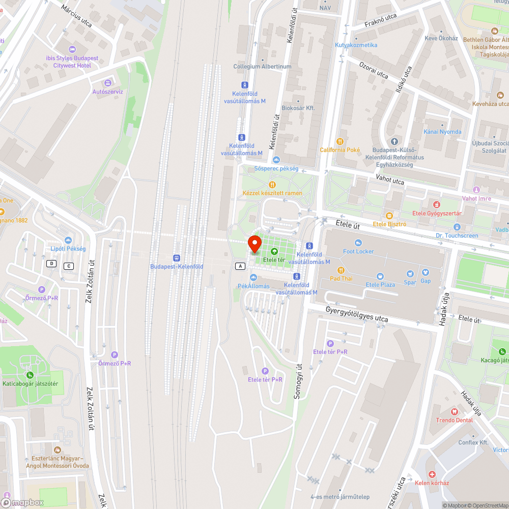 Rengeteg csikk az Etele téren bejelentés helye