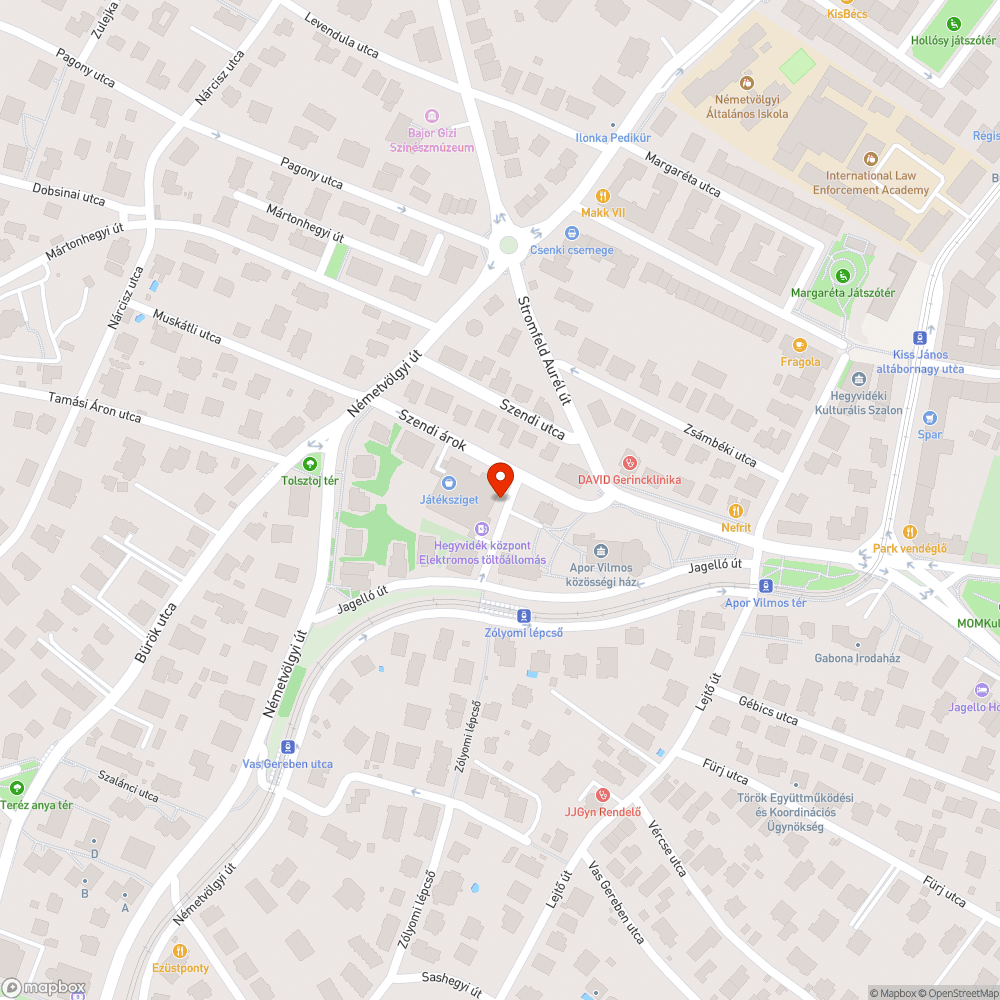 Hegyvidék bevásárlóközpont megállni tilos bejelentés helye