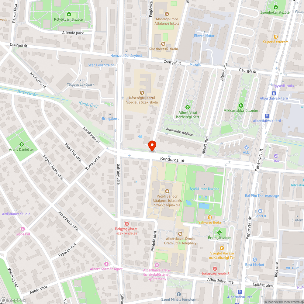 Szemét a sarkon bejelentés helye