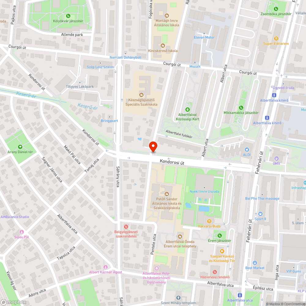 Ott hagyott bicikli(k) bejelentés helye