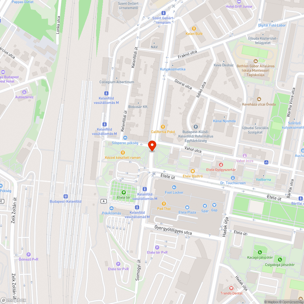 Sérült hintőanyag tároló bejelentés helye