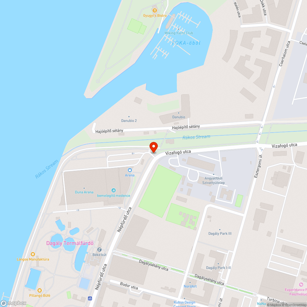 Teljesen lekopott kerékpáros felfestés bejelentés helye