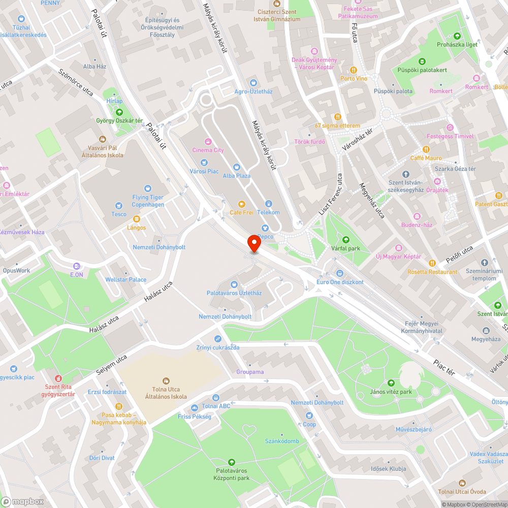 Graffiti bejelentés helye