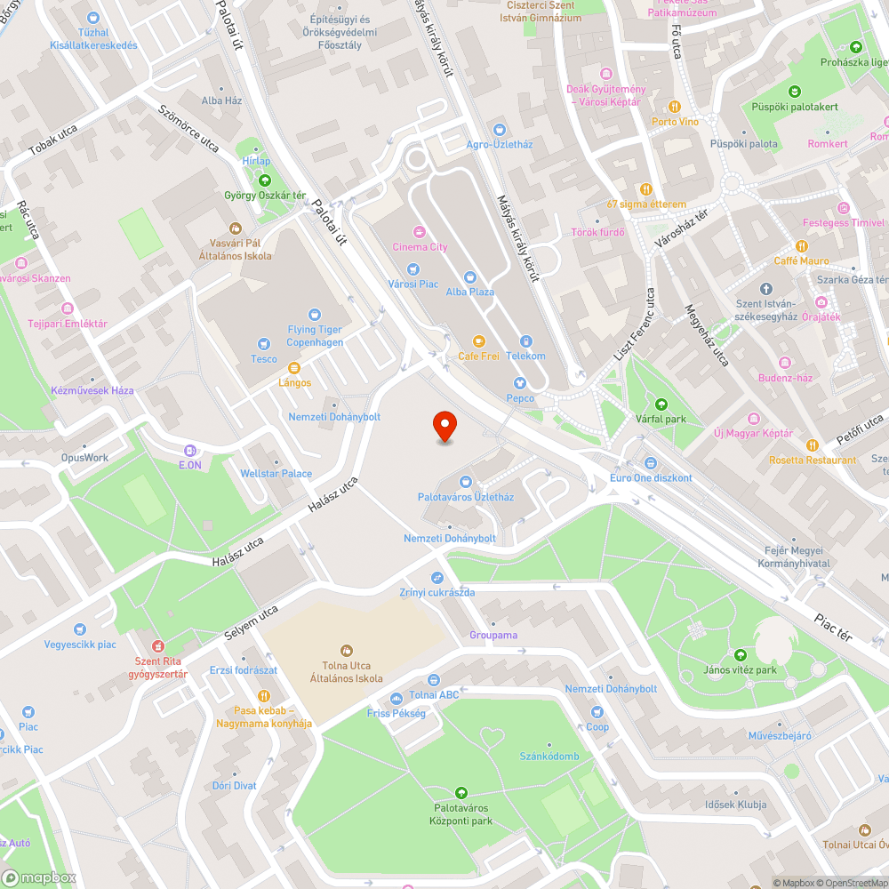 Szemét bejelentés helye