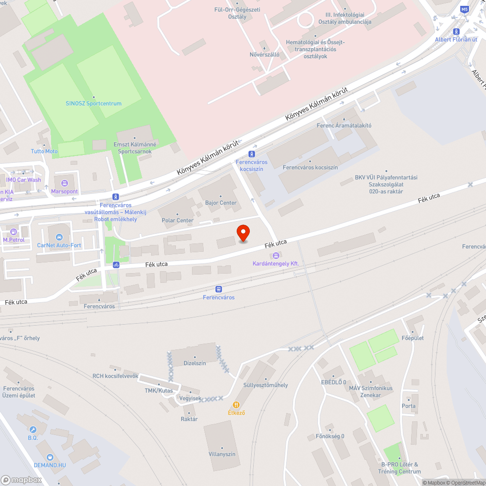 Elhagyott Yaris bejelentés helye