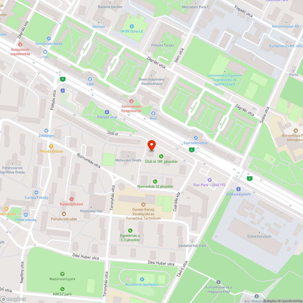 Elhagyott Kadett bejelentés helye