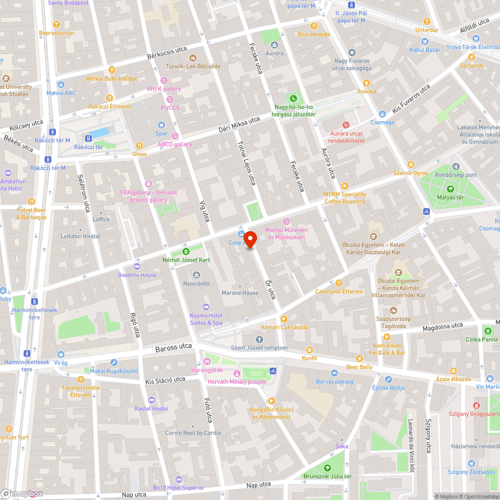 Életveszélyes erkély járda felett bejelentés helye