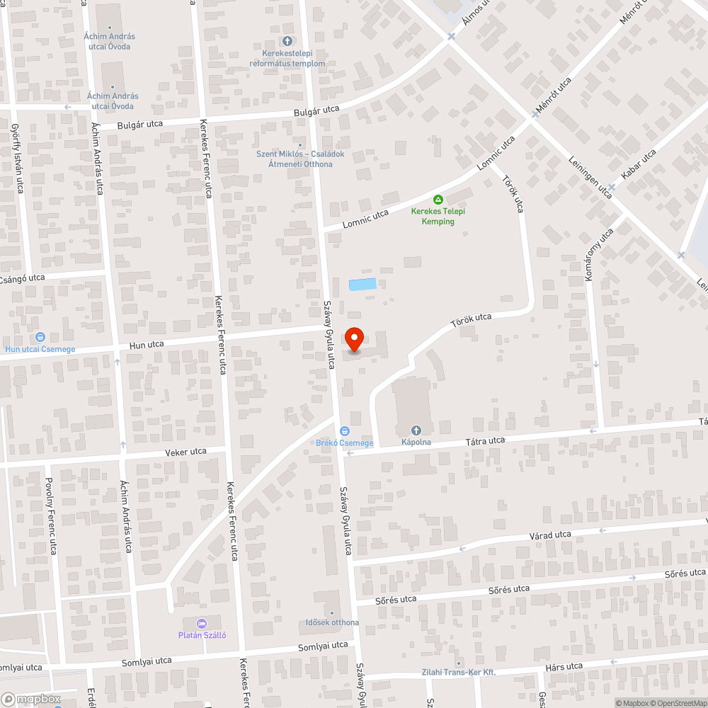 Sötét átjáró közvilágítása bejelentés helye