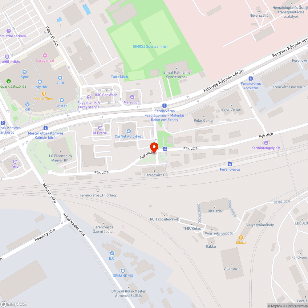 Elhagyott Mazda bejelentés helye