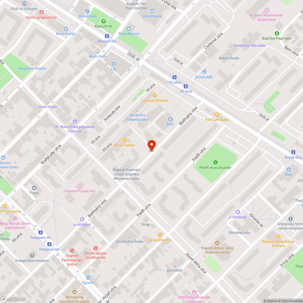 Elhagyott Opel bejelentés helye