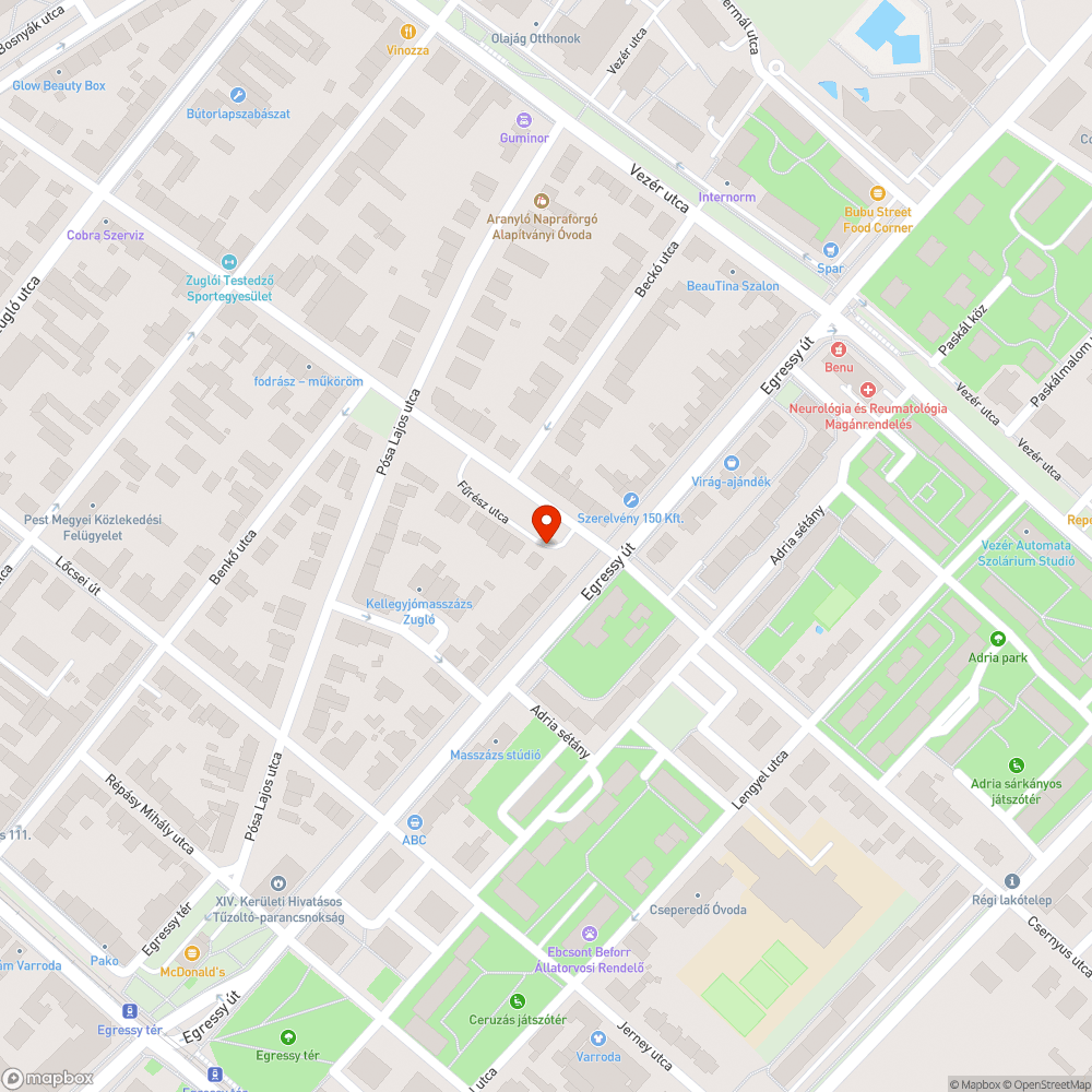 Elhagyott autó leeresztett gumikkal bejelentés helye