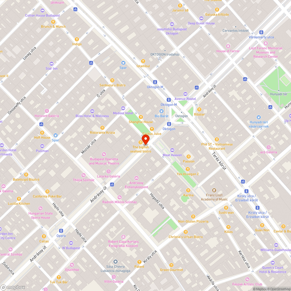 Lekopott buszmegálló felfestések az Andrássy úton bejelentés helye