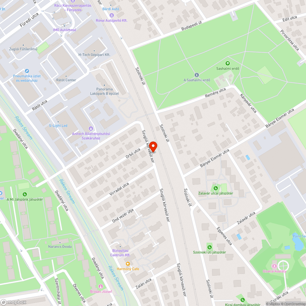 Szemét bejelentés helye