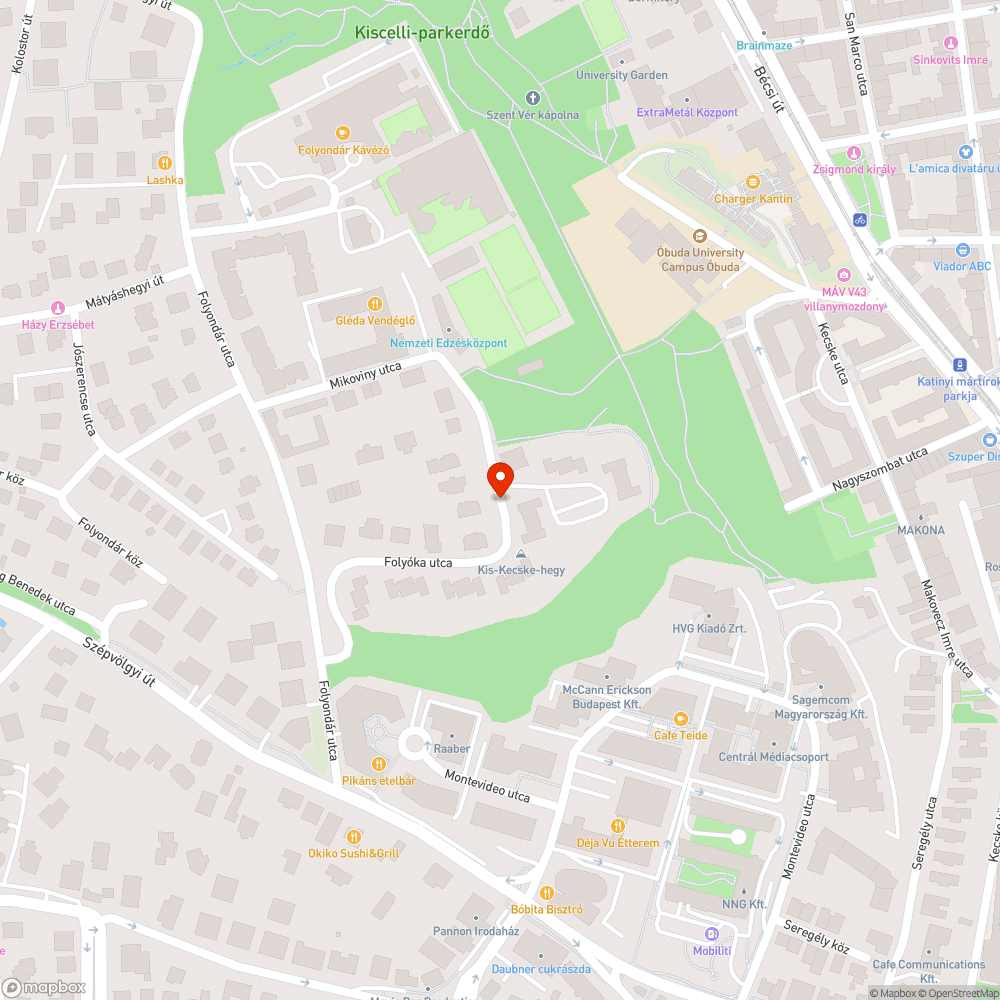 Kátyú bejelentés helye