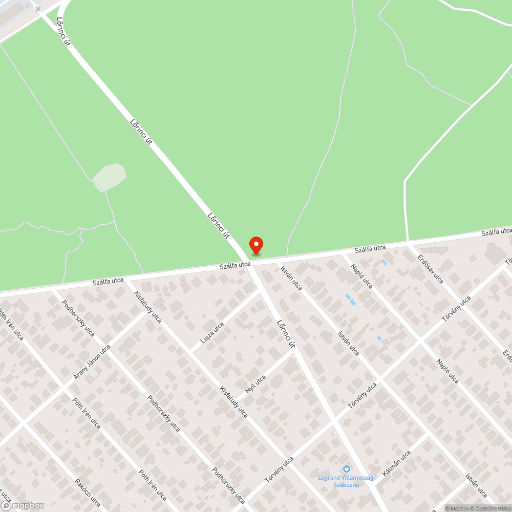 Törött tükör bejelentés helye