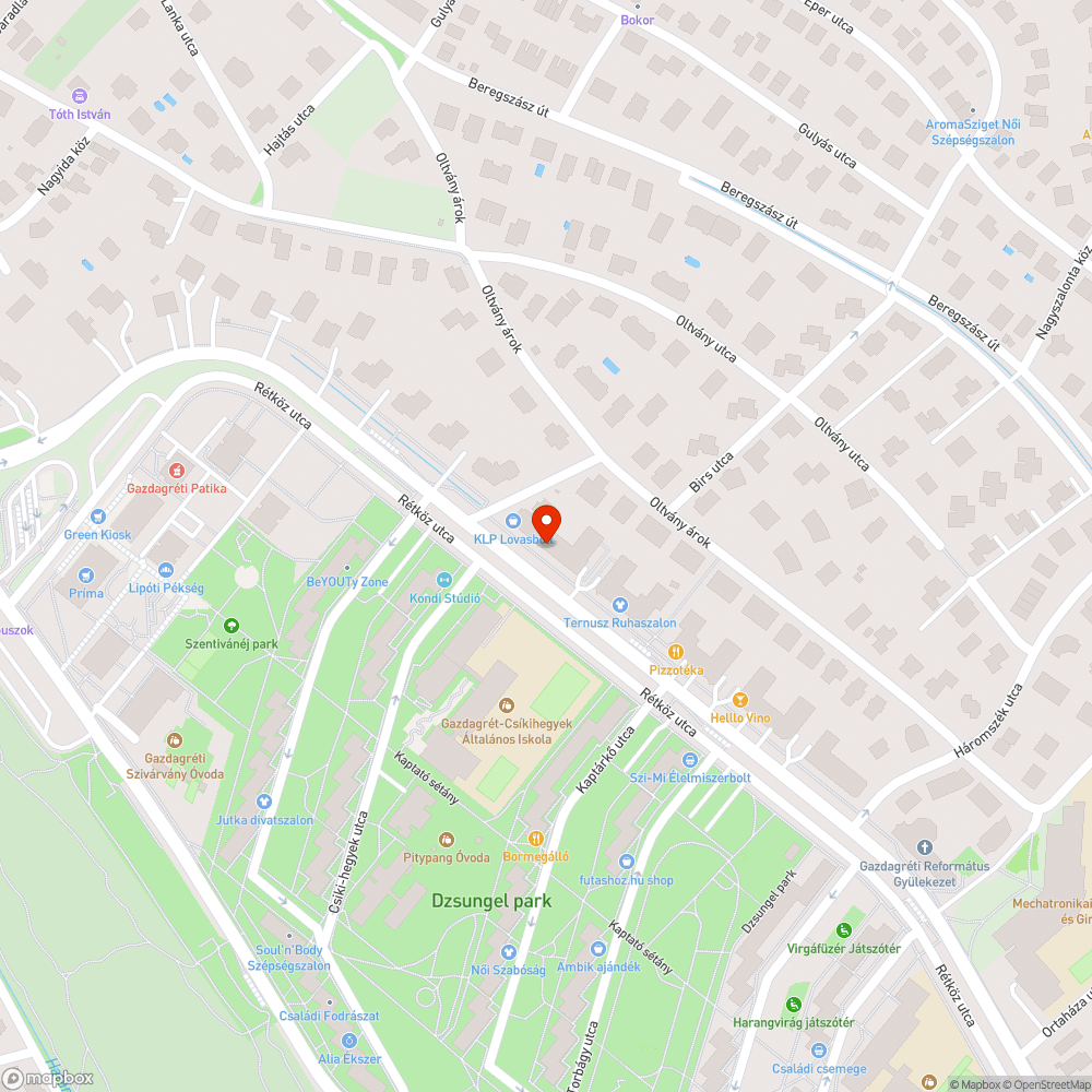 Elhagyott Opel bejelentés helye