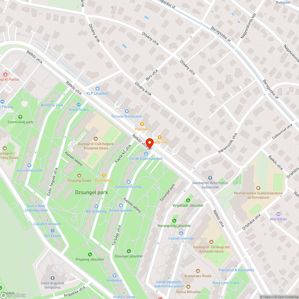 Elhagyott furgon bejelentés helye