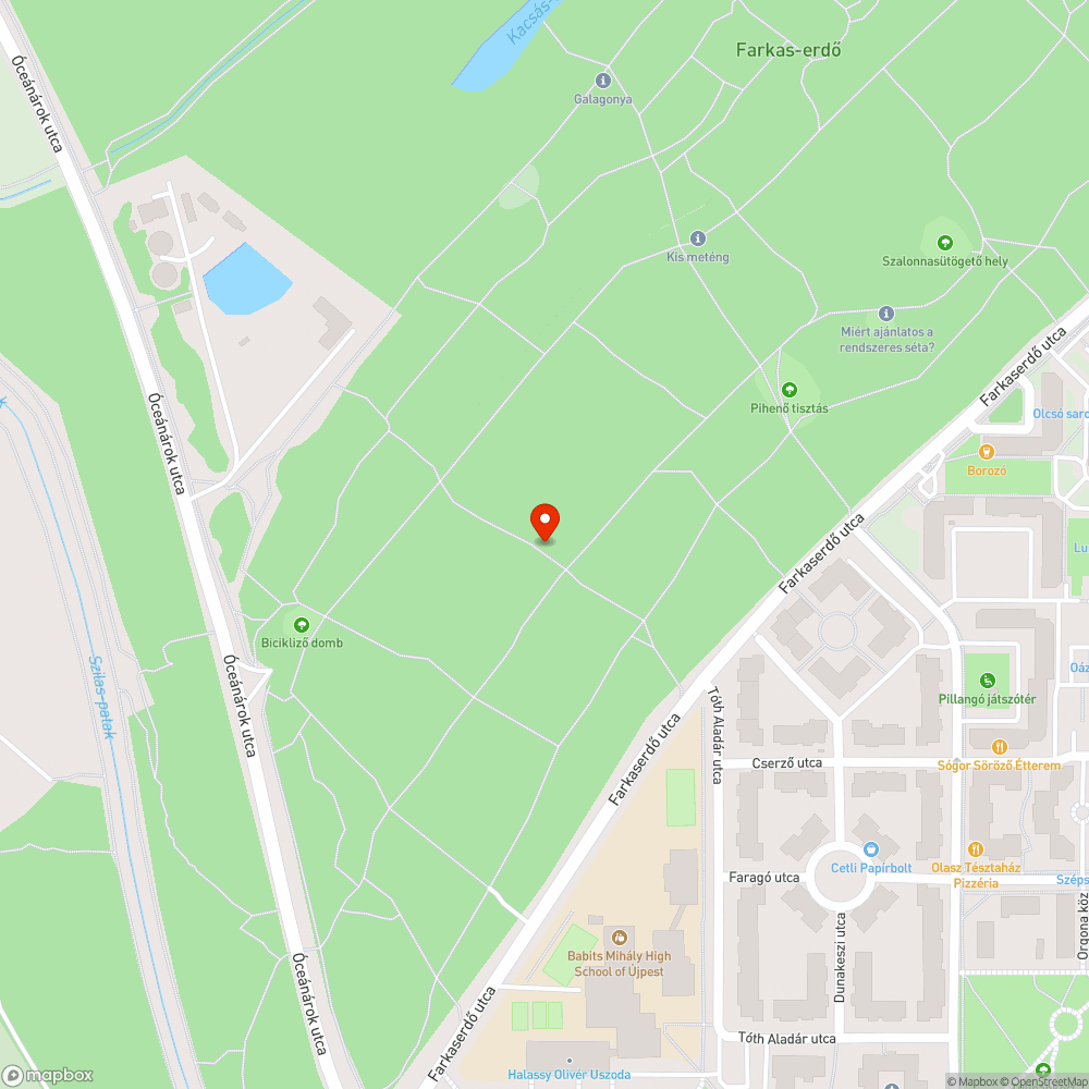 Dőlt törzsű, balesetveszélyes fa bejelentés helye